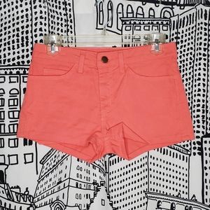 American Apparel Coral Shorts